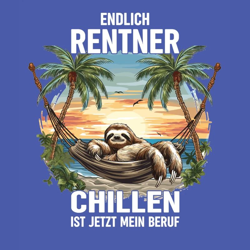 "Finally Pensioner" Chilling Sloth