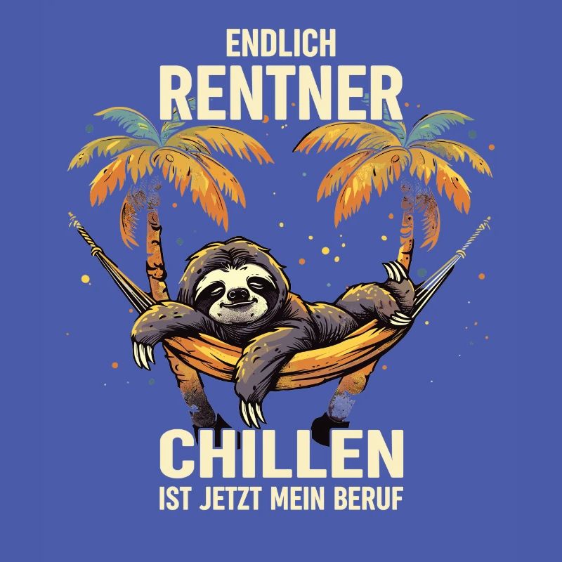 "Finally Pensioner" Chilling Sloth