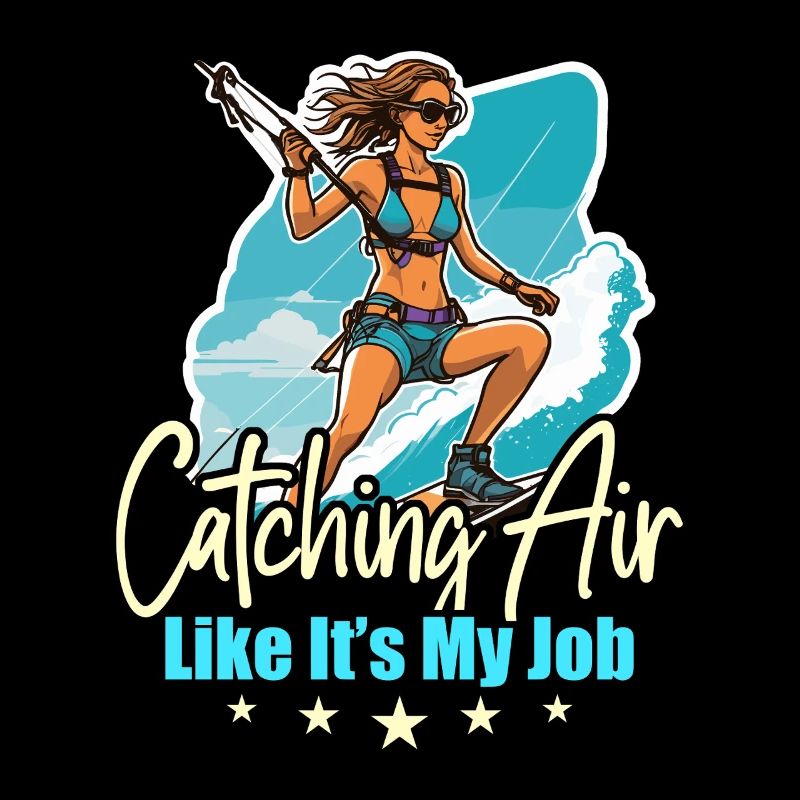 Kiteboarding Catching Air Like It's Windsurfing