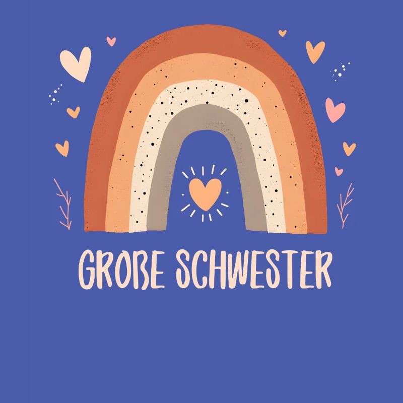 Große Schwester Regenbogen Boho