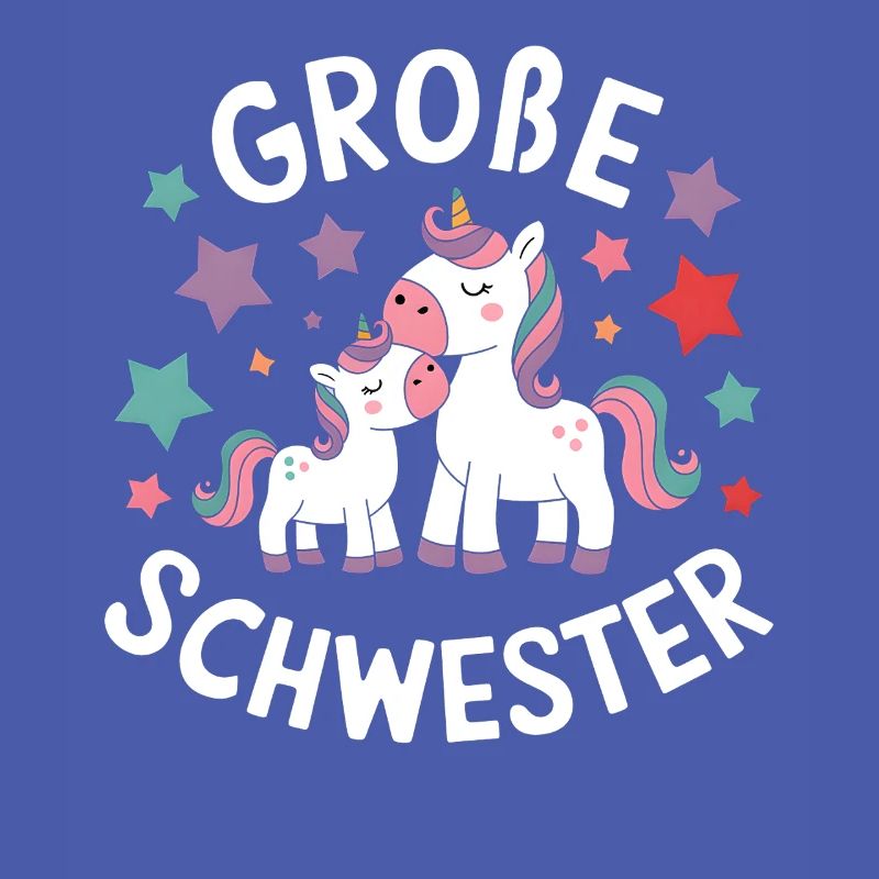 Ich werde eine große Schwester Einhorn