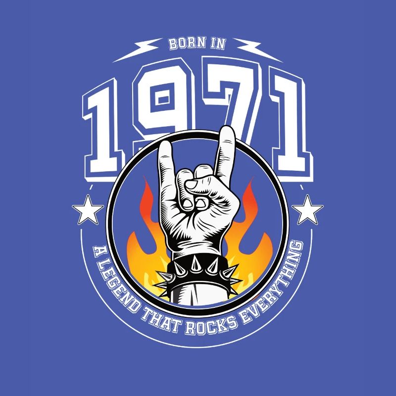 1971 Birthday, rocks everything