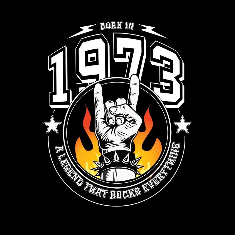 1973 Birthday, rocks everything