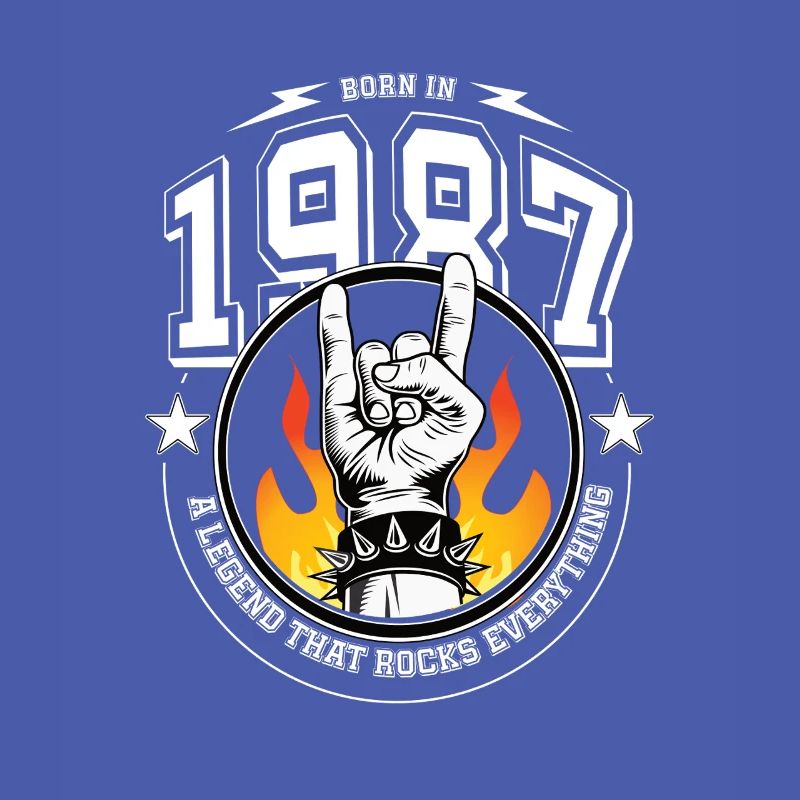 1987 Birthday, rocks everything