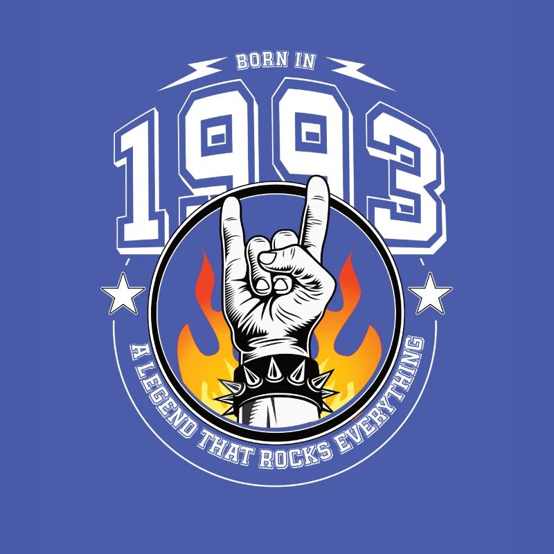 1993 Birthday, rocks everything
