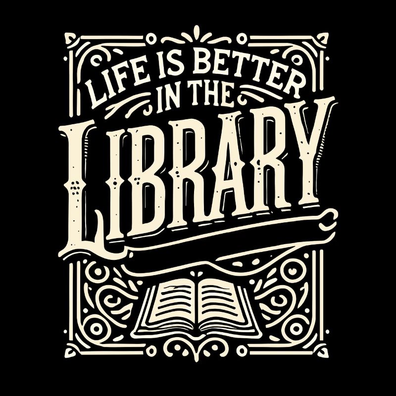 Das Leben ist besser in der Bibliothek