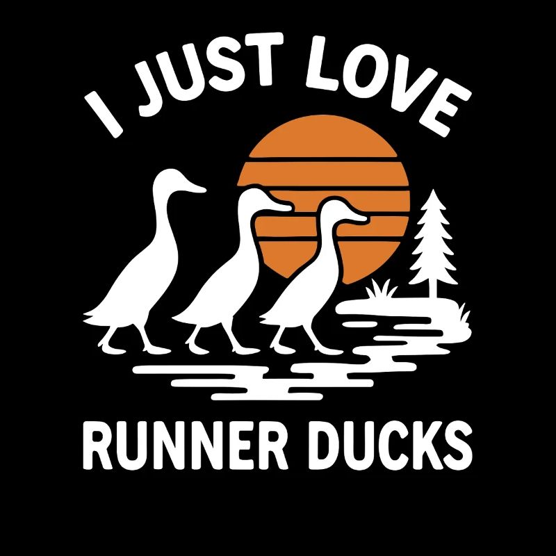 Running Ducks Sunset I Just Love Runner Ducks