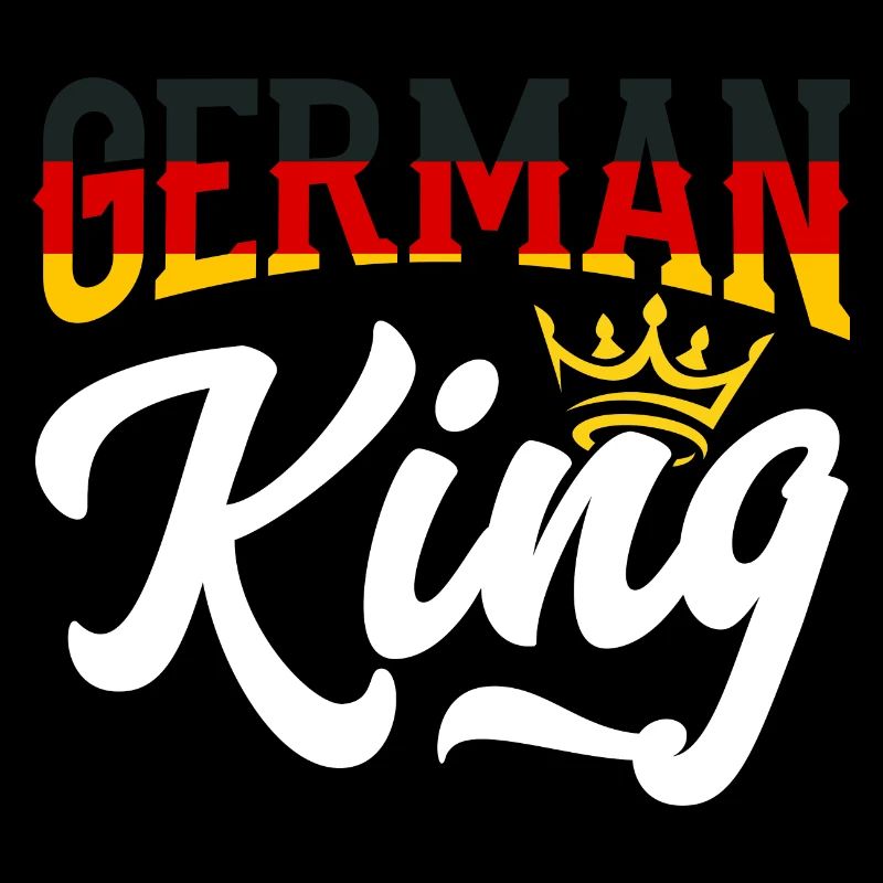 German King Germany German Flag