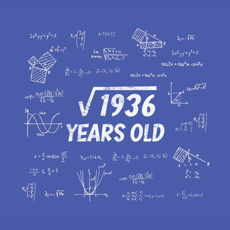 Square root from 1936 - 44th birthday math nerd