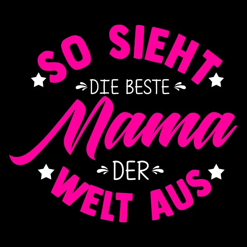 Muttertag Mama des Jahres Geschenk Spruch Freude M
