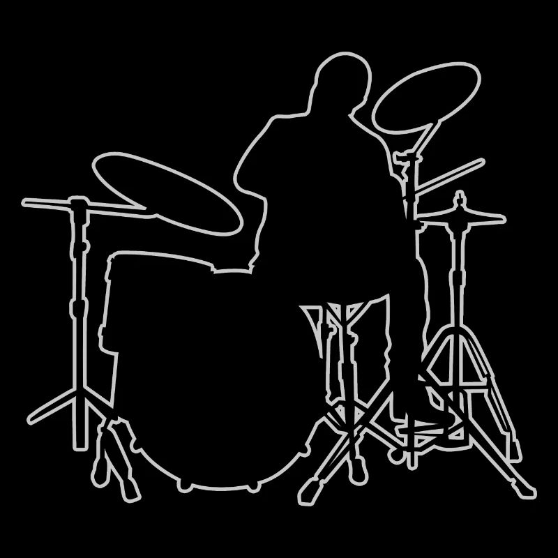 Drum Kit Men's Drummer Drums Percussionist