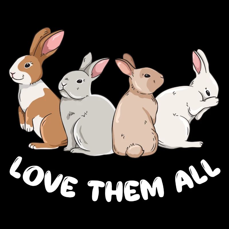 Conception de lapin mignon pour les propriétaires de lapins