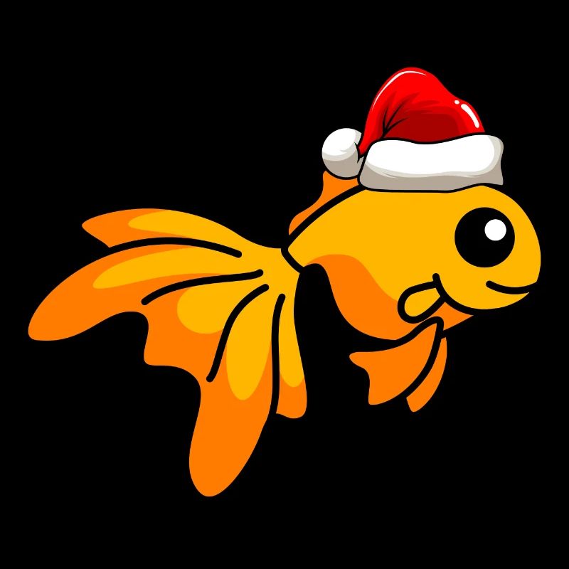 Goldfisch Comic Weihnachten