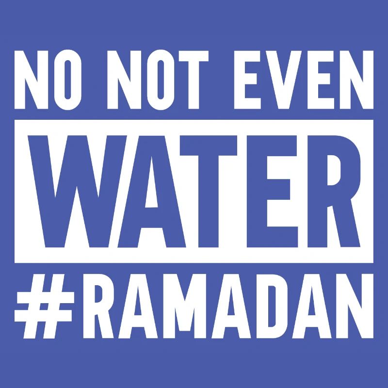 Non même pas d’eau Ramadan
