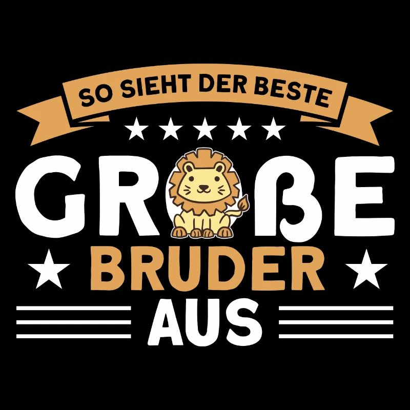 Kind Löwe Großer Bruder Geschenk