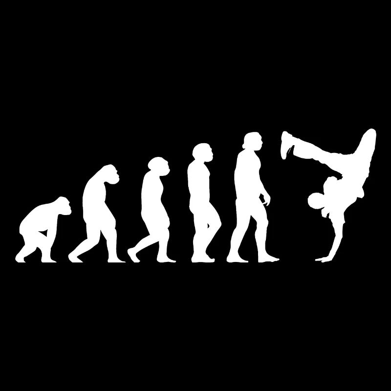 Breakdance Evolution Gift B-Boy 80's Hip Hop