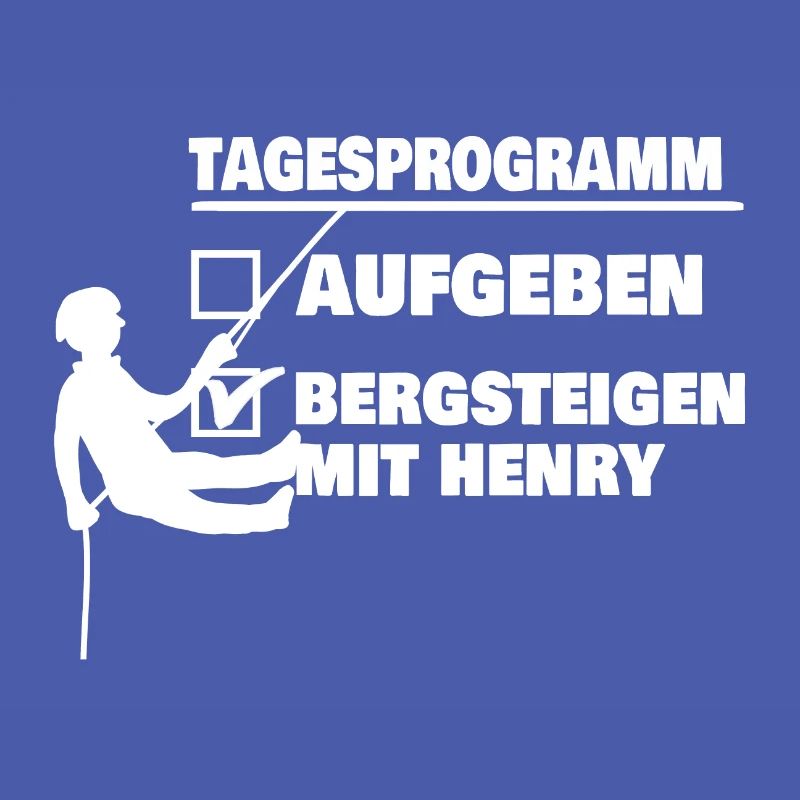 Berg mit henry oder aufgeben