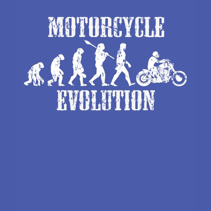 Evolution Biker Motorrad Geschenk
