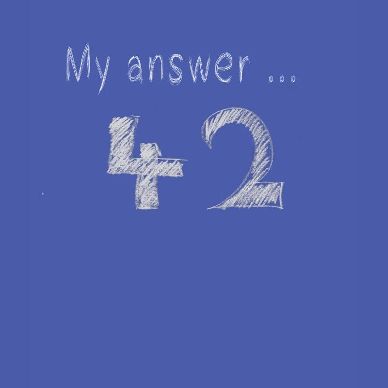 Keep Calm the Answer is 42