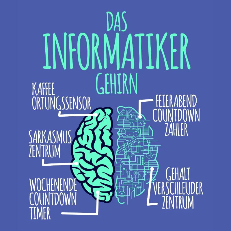Informatiker Informatik Programmierer Nerd Geek