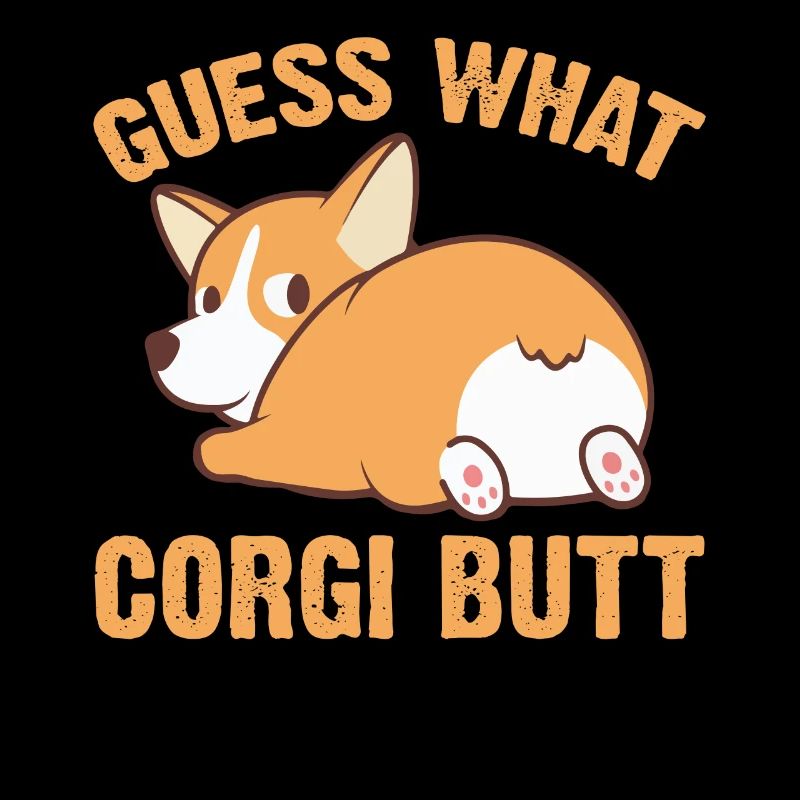 Devinez ce que Corgi Butt Funny Corgi Dog T Shirt