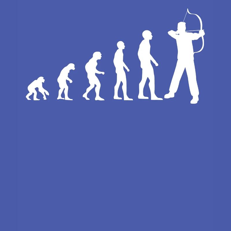 Bogenschießen Evolution Bogenschütze Geschenk