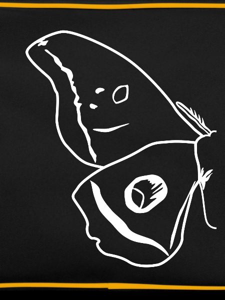 Moth Outline Wing Moth