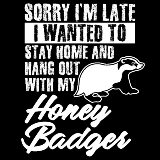 Honey Badger funny Honey Badger Badger' Retro Bag | Spreadshirt