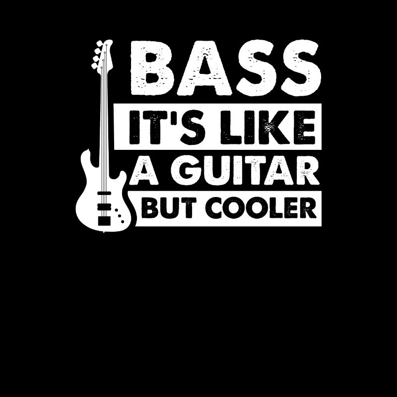 Basse C’est comme une guitare mais plus cool, drôle de basse
