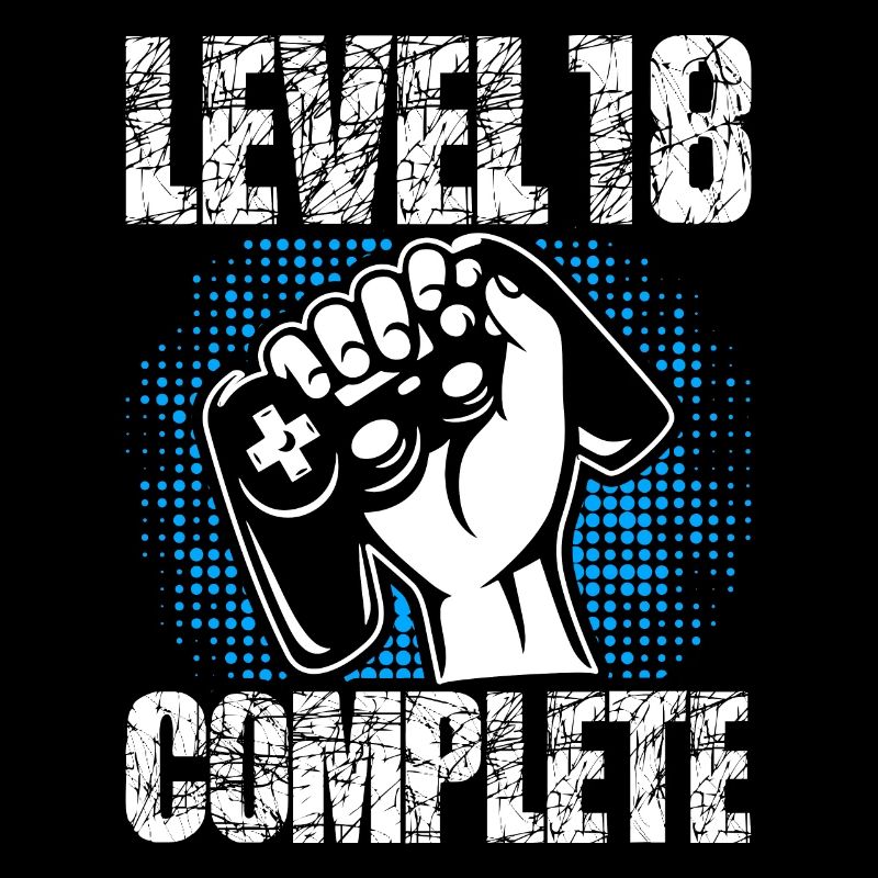 Level 18 Complete Geburtstagsgeschenk 18 Jahre
