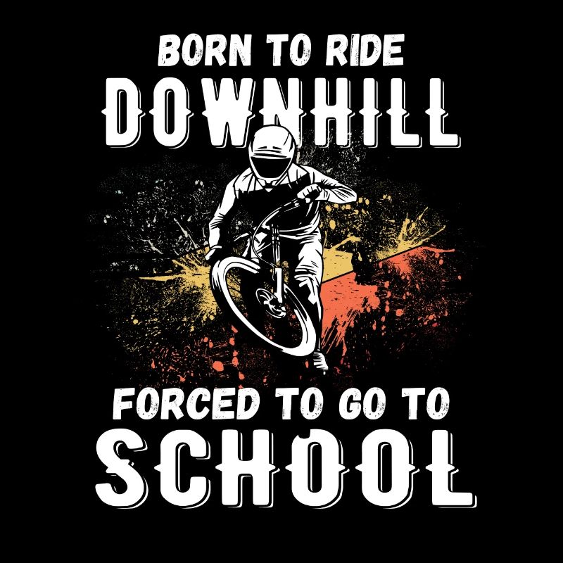 Vers la descente Né à l’école VTT forcé