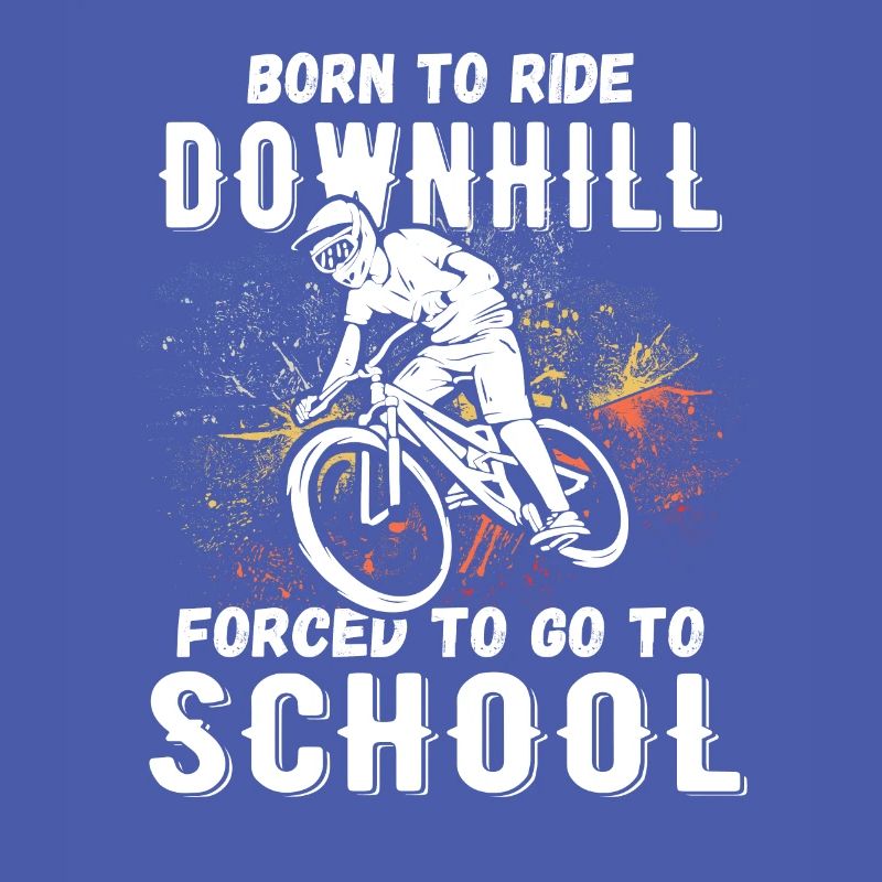 Vers la descente Né à l’école VTT forcé