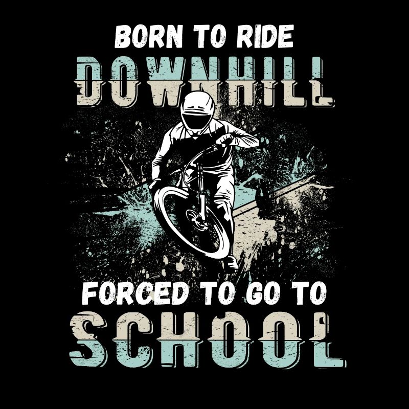 Vers la descente Né à l’école VTT forcé