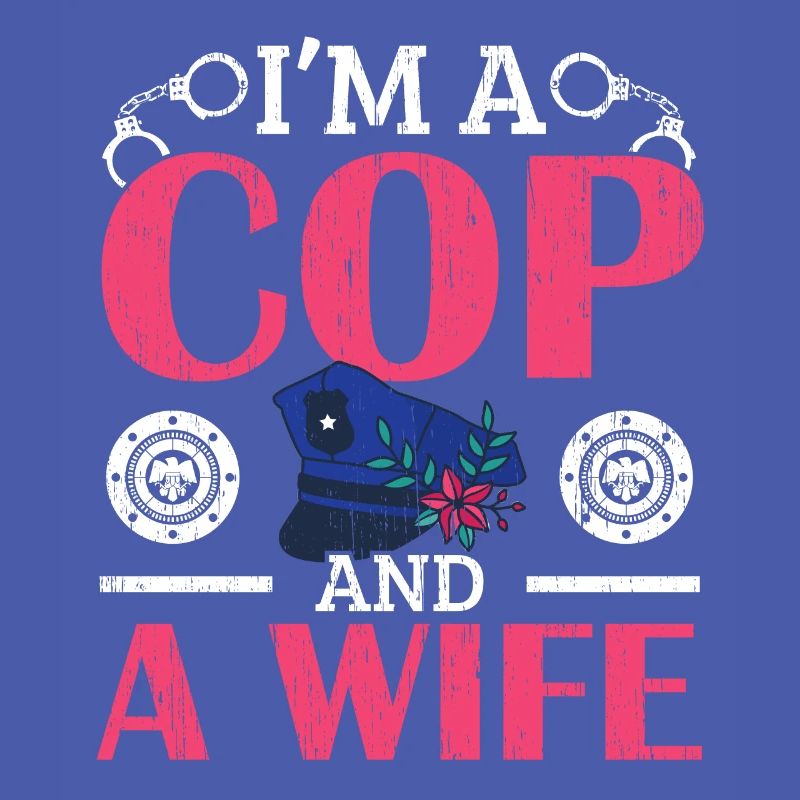 Ich bin ein Polizist und eine Ehefrau Polizei Poli