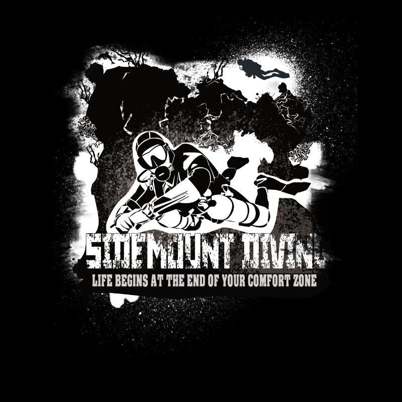 Sidemount Diving Reef Fin de la zone de confort