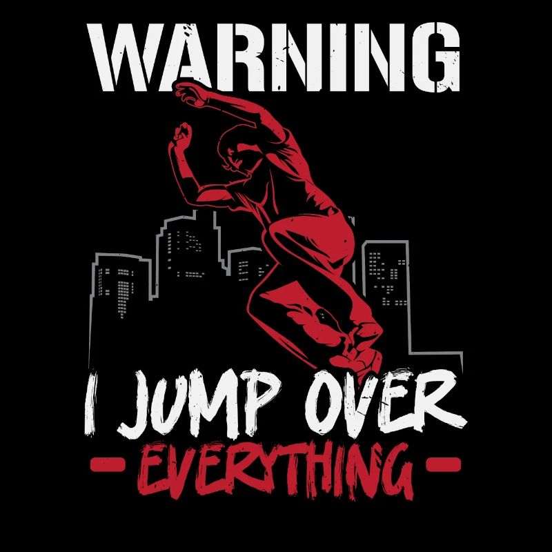 Attention I jump over everything Parkour Traceur