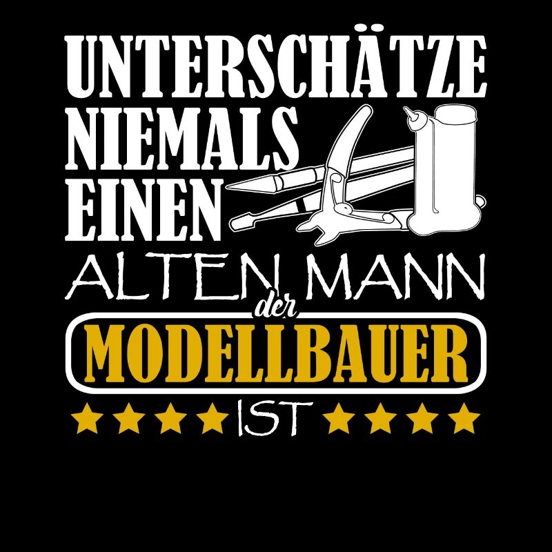 Modellbau Alter Mann Modellbauer