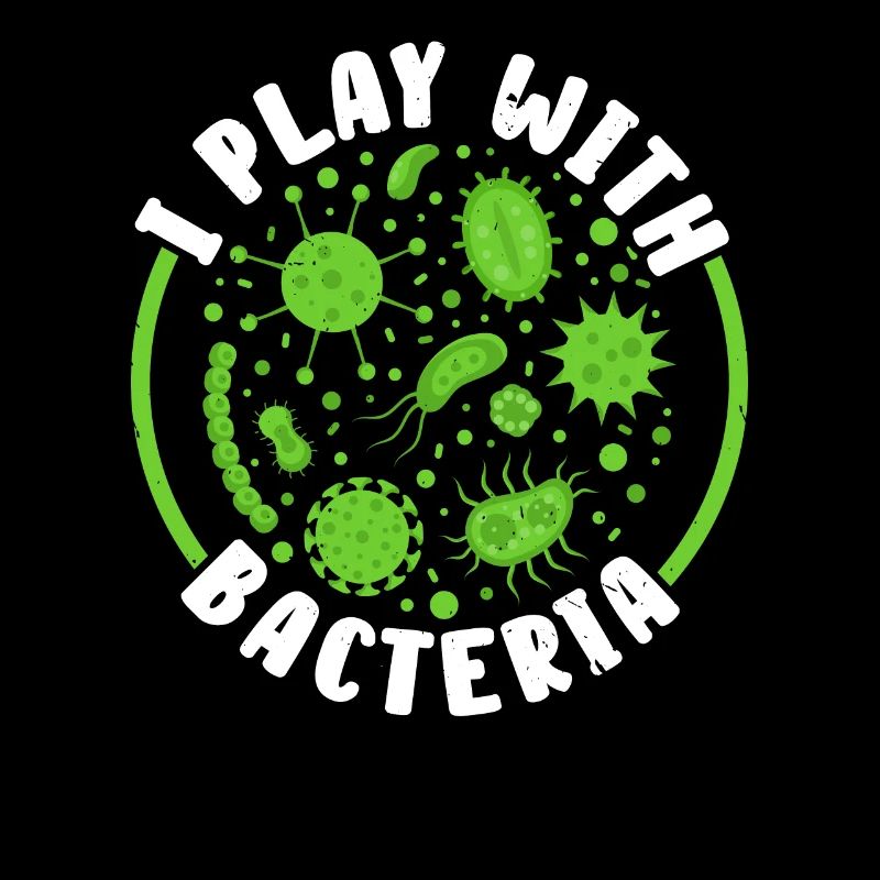 Je joue avec la science biologiste des bactéries Biol