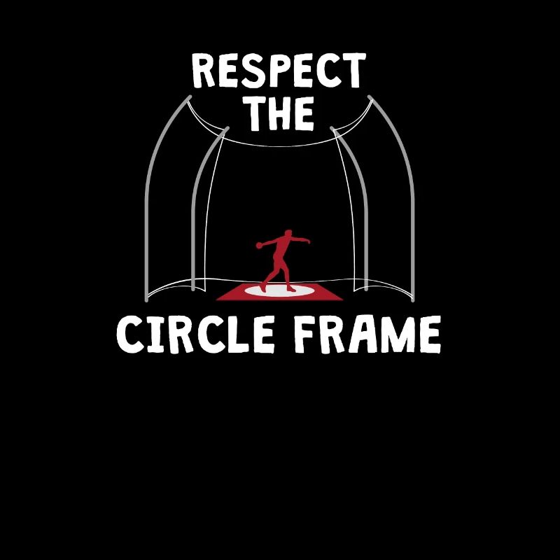 Respect The Circle Frame, Diskuswerfen Mann