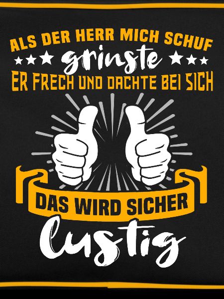 Lustig Sprüche Gott Grinste