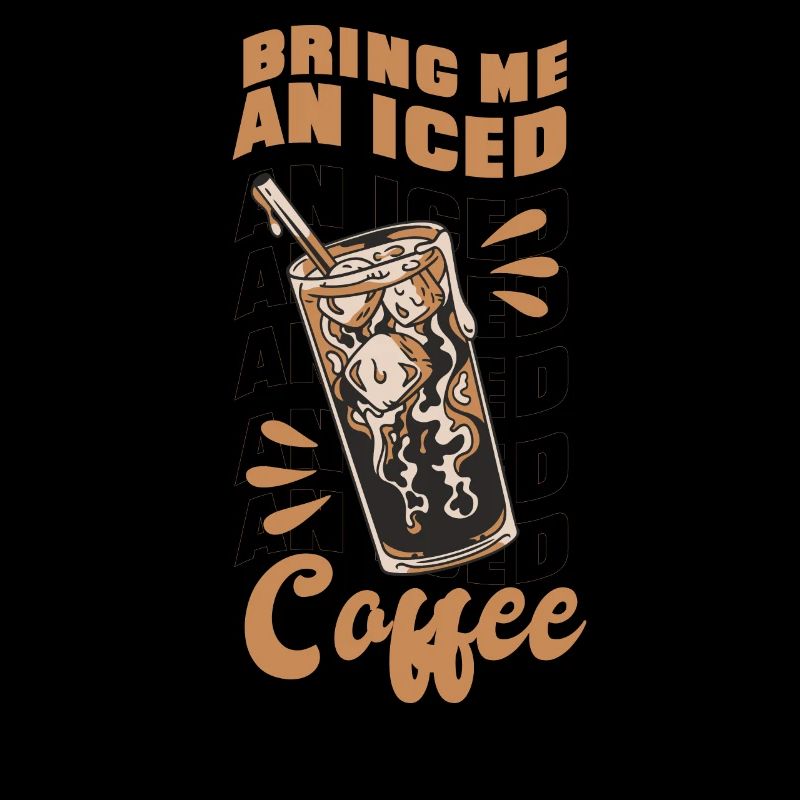 Bring Mir Ein Eiskaffee-Zitat-Geschenk-Eisgetränk