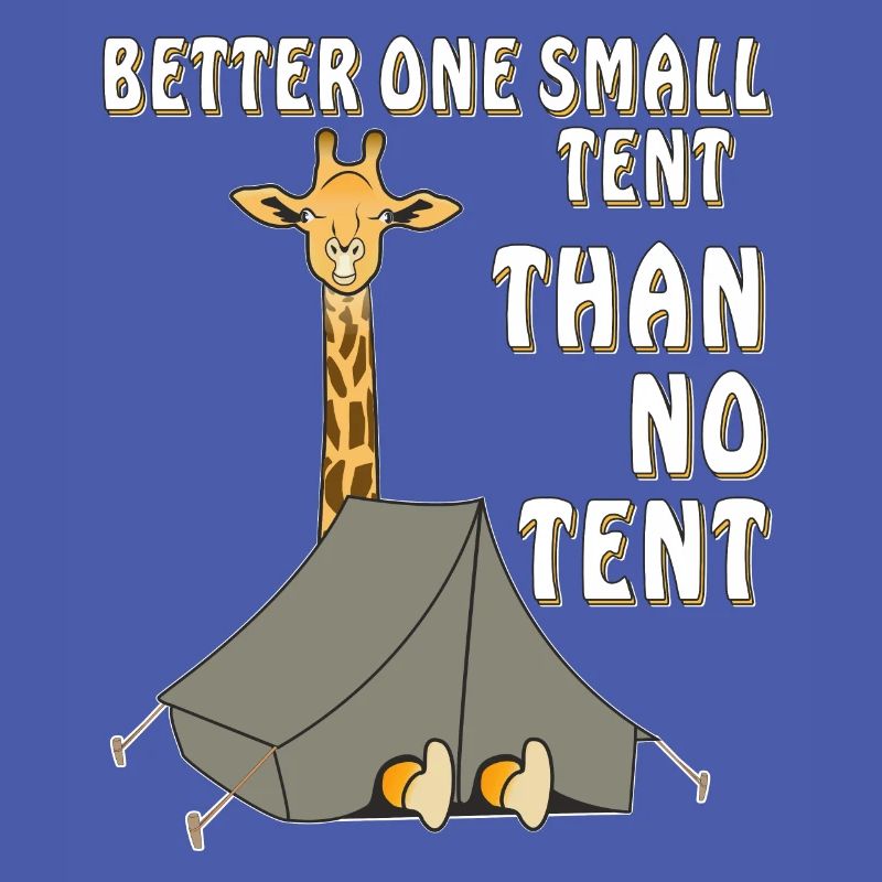 GIRAFFE CAMPING BETTER ONE SMALL TENT