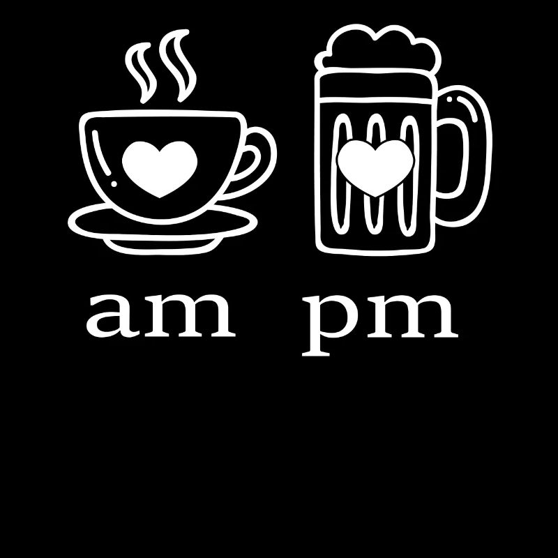 Café avant la bière de midi dans l’après-midi