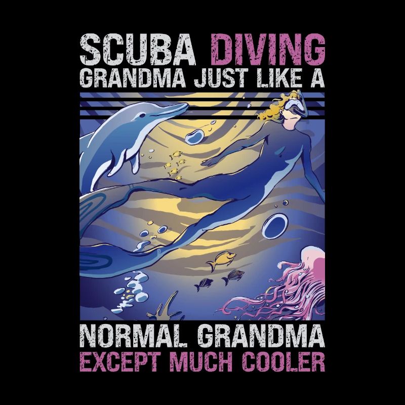 Scuba Diving Gift Underwater Scuba Diver