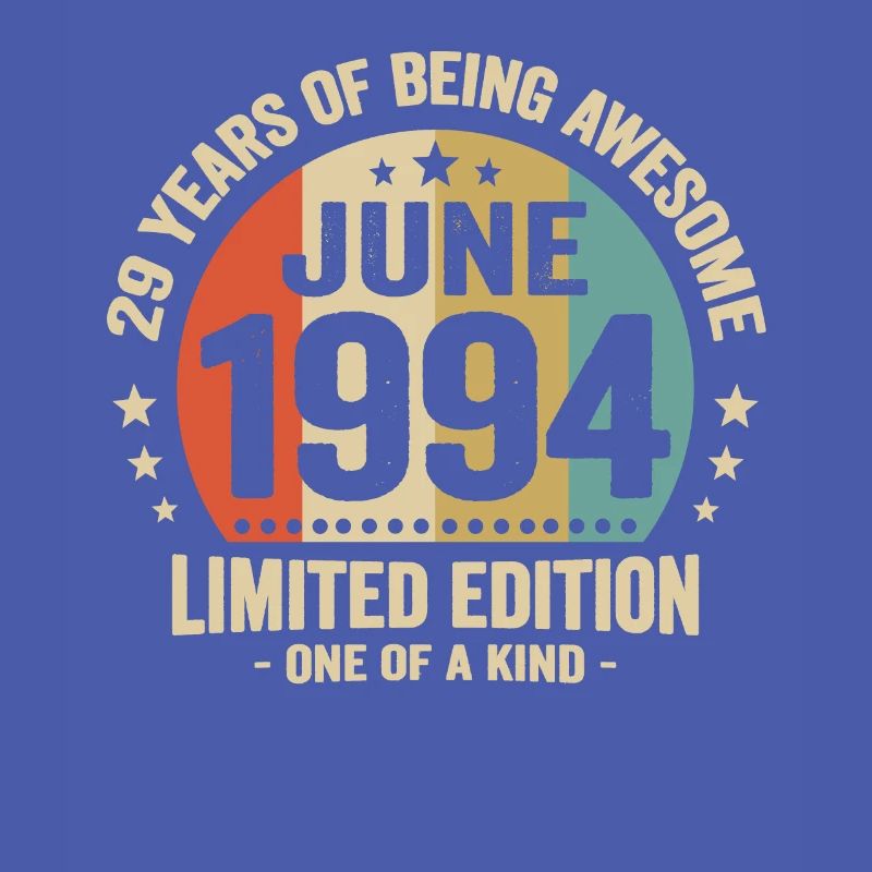 Juni 1994 29-jähriges Jubiläum Vintage-Geschenkidee