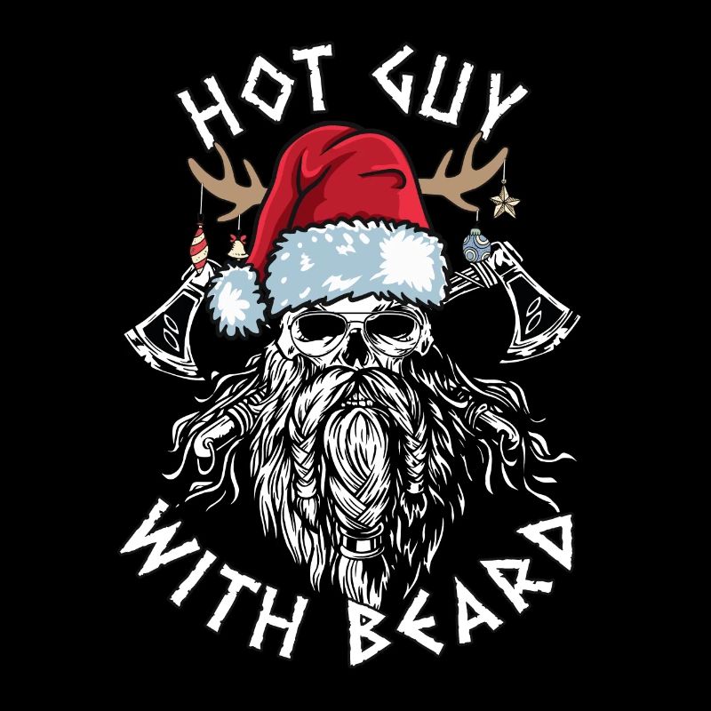 Geilertypmitbart Weihnachten Bartträger Wikinger