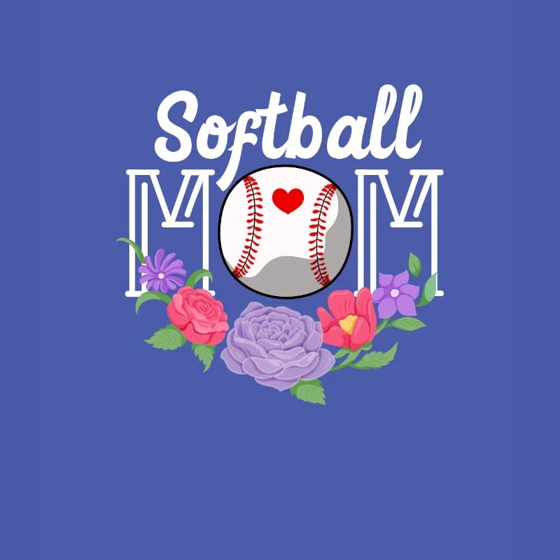 Softball Mutter Baseball Tochter Sohn Geschenk