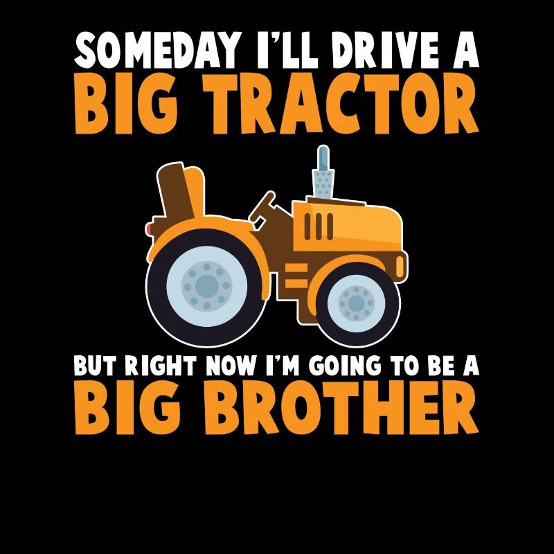 Eines Tages werde ich einen großen Traktor fahren