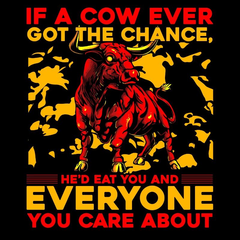 Taureau de vache végétalien