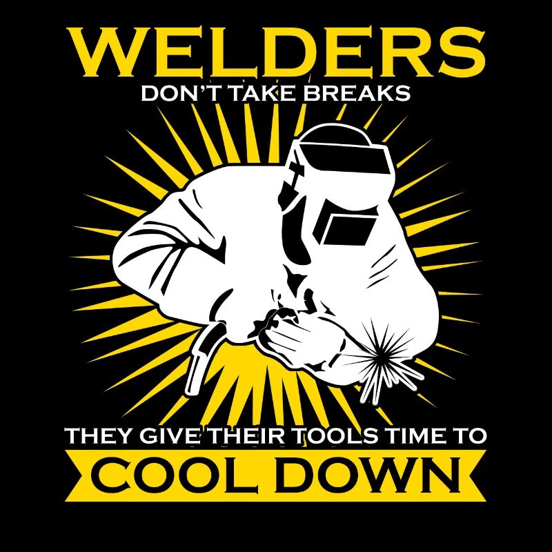 Welder saying welding